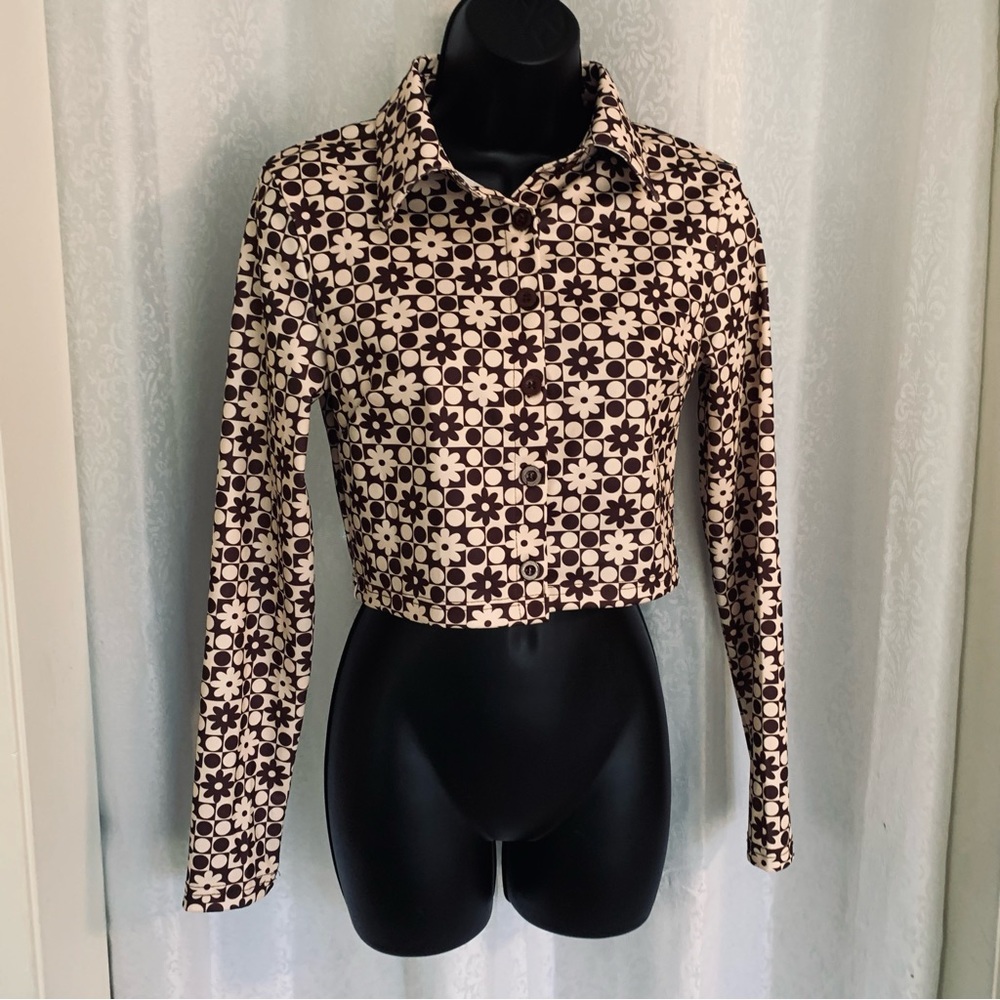 SHEIN Cropped Jacket /Top Sz. S